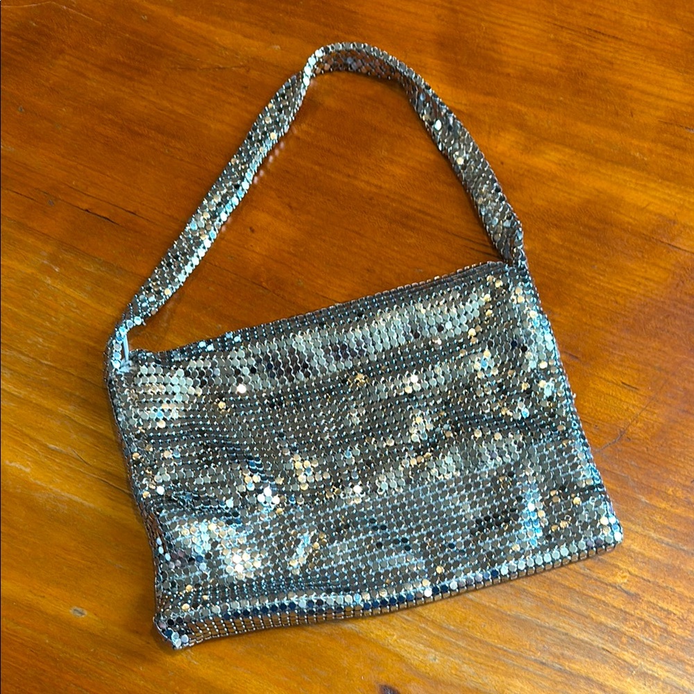 🆕 Tiny Liquid Metal Silver Bag
